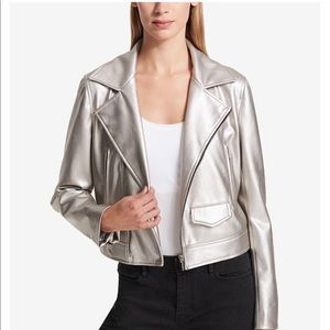 DKNY Metallica Moro leather jacket
